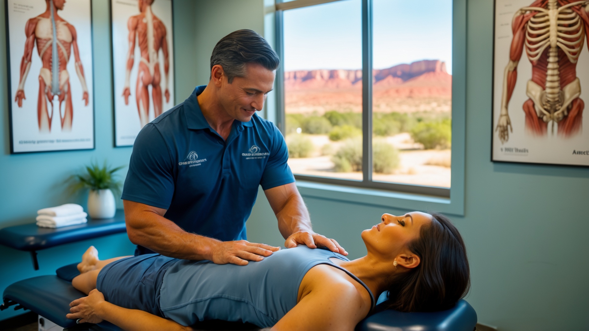 Serene chiropractic clinic interior