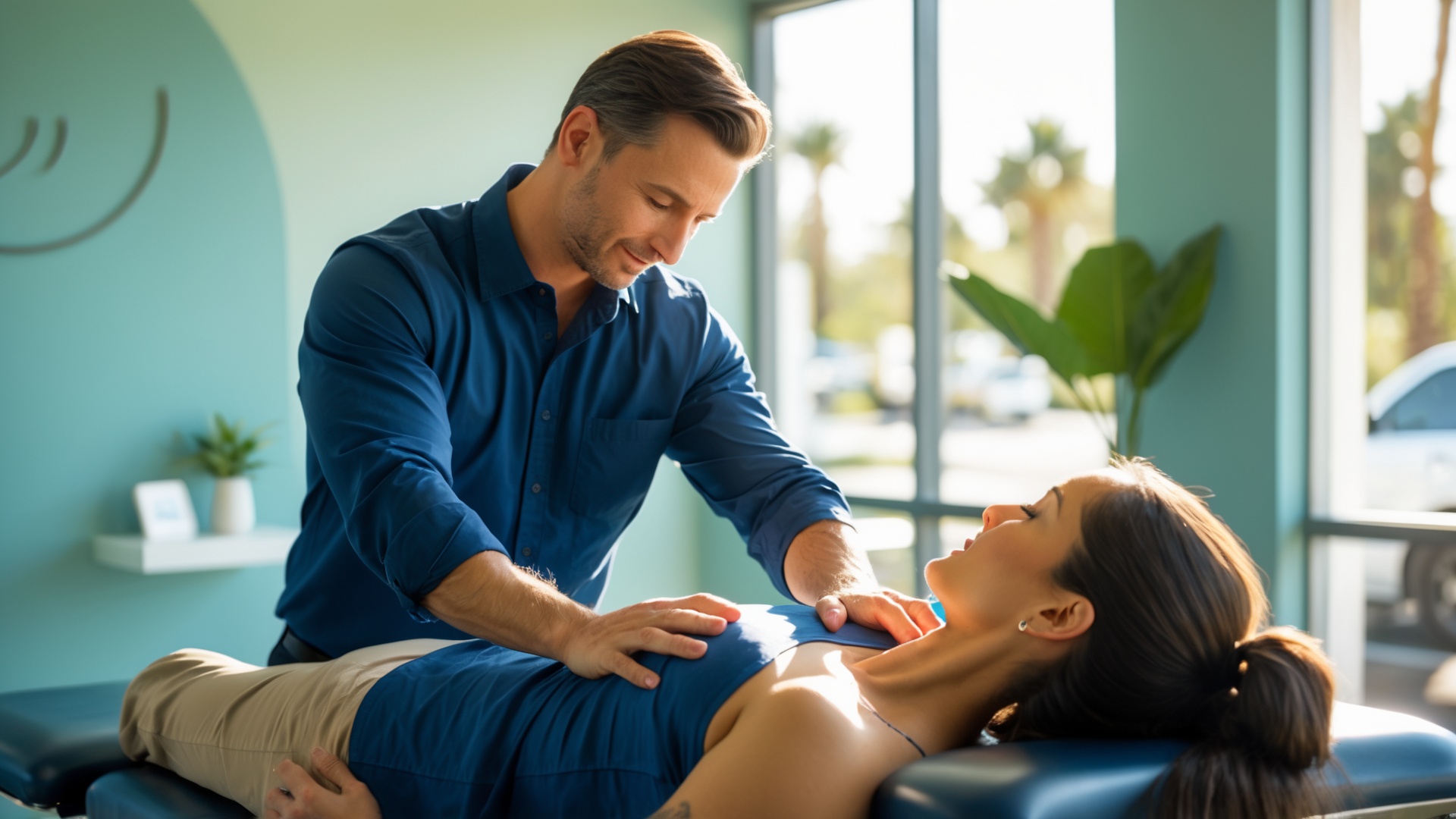 A serene chiropractic office in Mesa