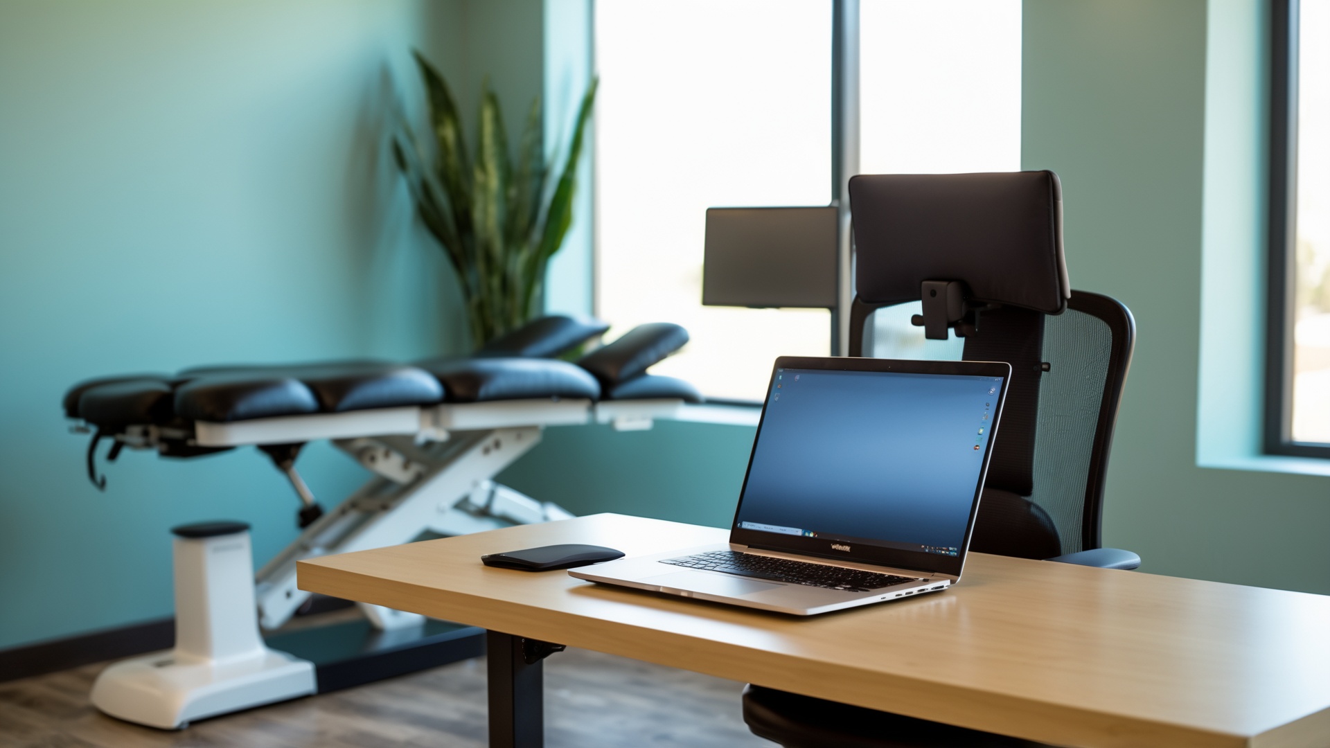 Ergonomic office space for chiropractic care